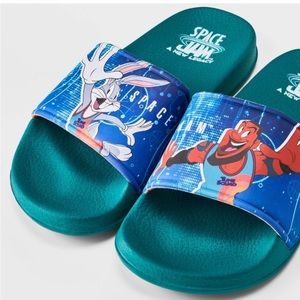 Space Jam Slides Youth Size 2 / 3 Shoe